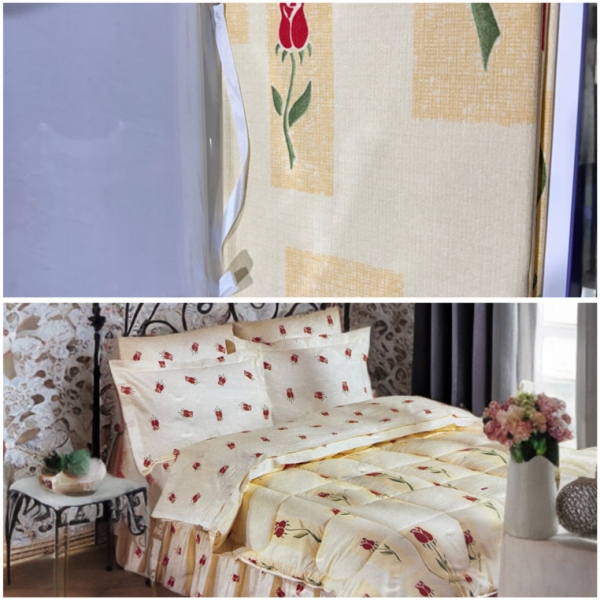 КПБ "Rayon" 1,5 сп. (покрывало 160*230, простыня 160*240, наволочка 50*70) состав 100% хлопок