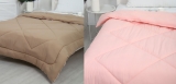 Одеяло Комфорт (300гр/м2) розовый 2 сп. холлофайбер в экосатине, Покров